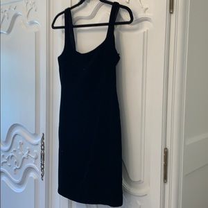 Ann Taylor Black velvet dress